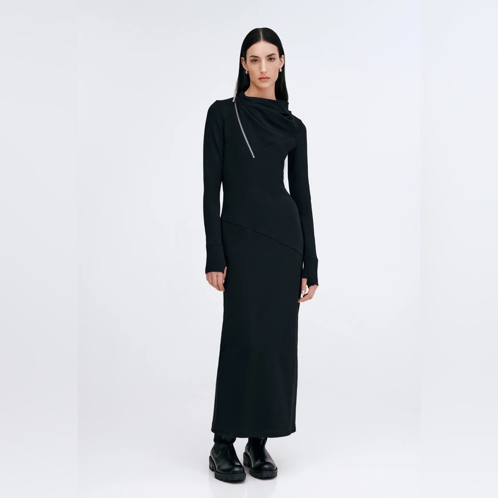 Marcella NYC Broome Dress - Long Black Maxi Dress
